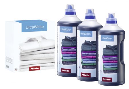 Набор моющих средств для ухода за бельём 3×UltraColor + 1×UltraWhite Miele купить в Новокузнецке | Всегда в наличии! | Артикул 11518190 | Официальный сайт