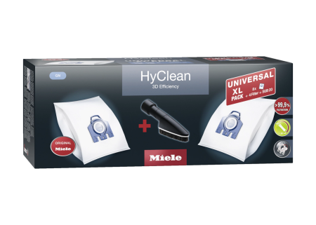Комплект мешков-пылесборников Universal XL pack HyClean 3D GN Miele купить в Новокузнецке | Всегда в наличии! | Артикул 11476550 | Официальный сайт