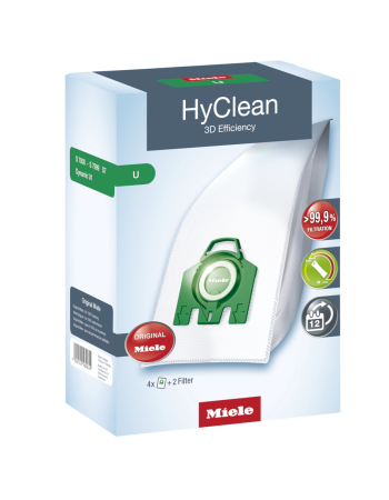 Мешки-пылесборники TYP U HyClean 3D Miele купить в Новокузнецке | Всегда в наличии! | Артикул 10123250 | Официальный сайт